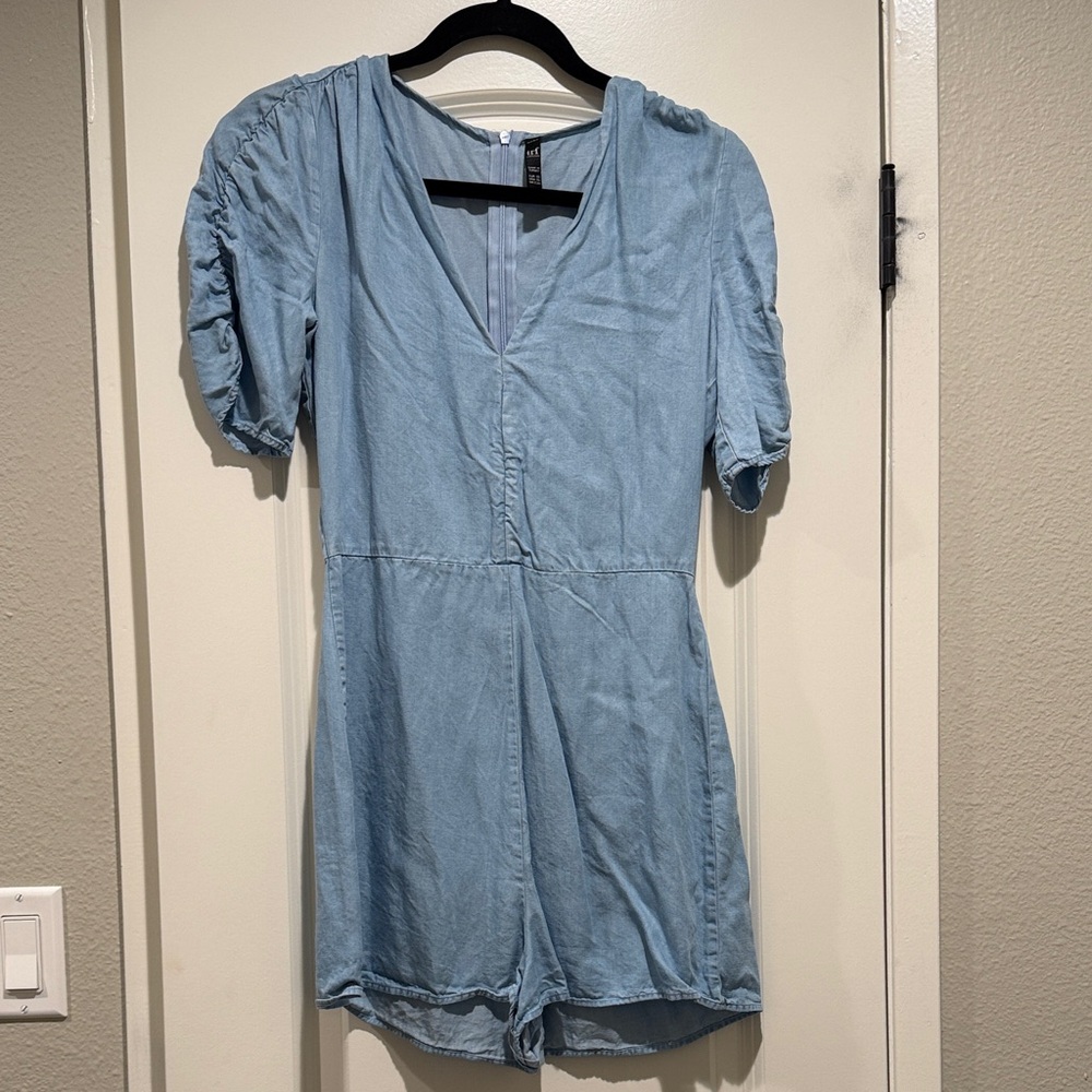 Zara Chambray Romper
